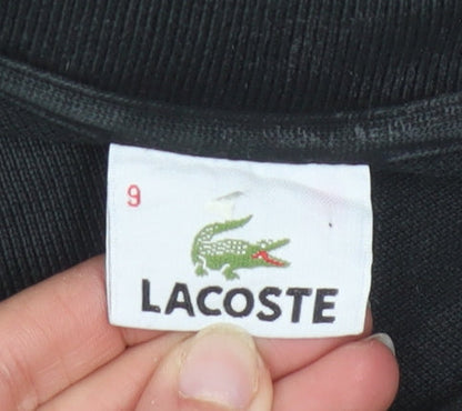 Lacoste Men’s Black Classic Fit Short Sleeve Polo Shirt Size 4XL