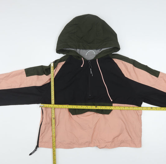 Hollister Women’s Multicoloured Hooded Anorak Jacket XL Casual