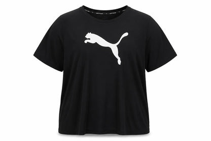 Puma Womens Black XL Relaxed Fit Sports T-Shirt