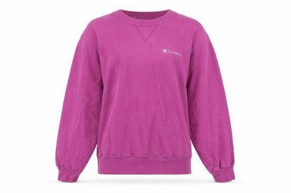 Champion Womens Purple Crew Neck Pullover Sweatshirt Size M