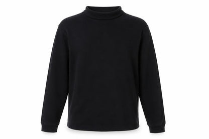 Umbro Men’s Black Mock Neck Cotton Pullover Sweatshirt M