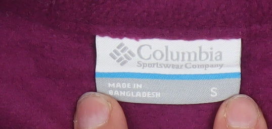 Columbia Women’s Purple Fleece Zip Up Waistcoat Bodywarmer Size S
