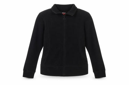 Puma Women Black Fleece Track Jacket Size 12 Full Zip Lightweight