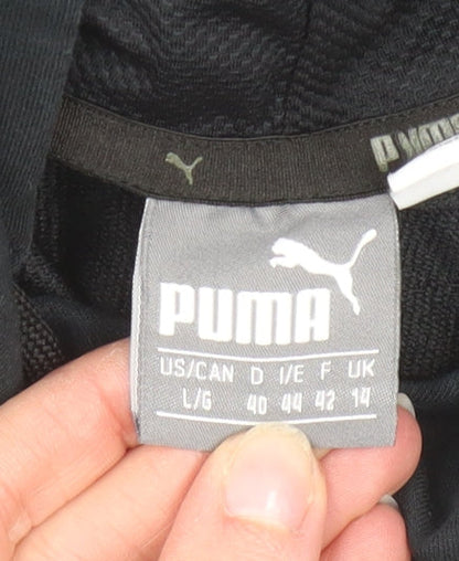 Puma Women Black Size 14 Pullover Hoodie Sweatshirt