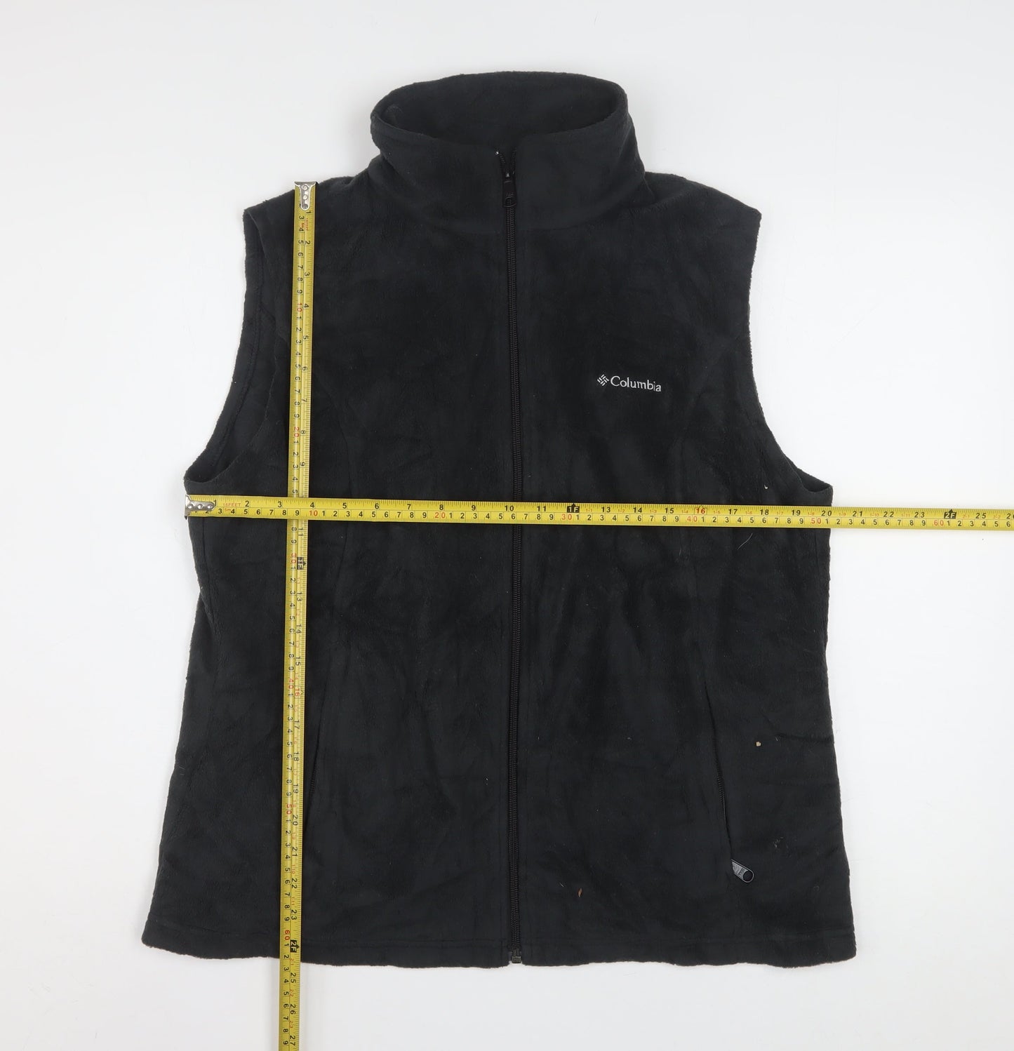 Columbia Men's Black Fleece XL Bodywarmer Waistcoat