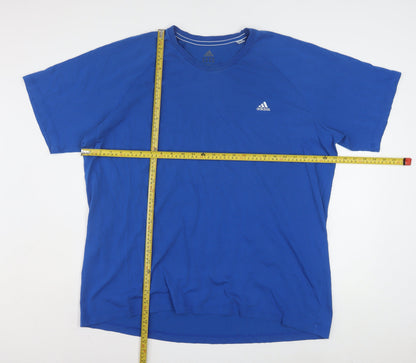 Adidas Men's Blue 2XL Climalite Performance Essentials T-Shirt