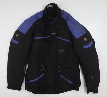 Büse Men's Black 2XL Motorcycle Jacket with Belted Design