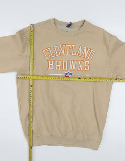 H&M Divided Men's Beige Cleveland Browns Sweatshirt XS Pullover