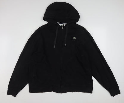 Lacoste Men’s Black 4XL Full Zip Hoodie Sweatshirt