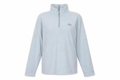 The North Face Womens Blue Fleece 1/4 Zip Pullover Sweatshirt XL