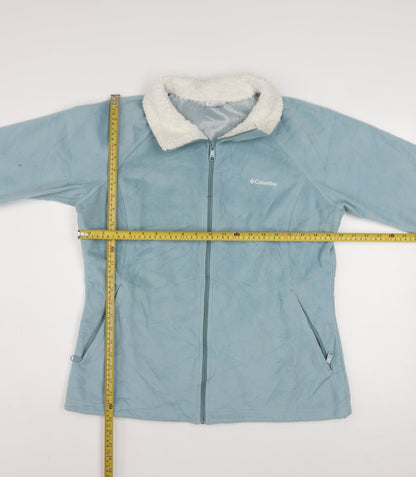 Columbia Women's Blue Fleece Lined Zip Jacket Size L