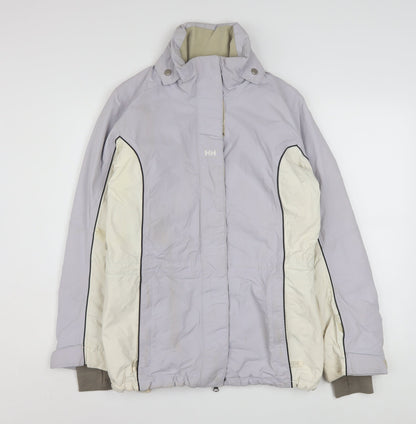 Helly Hansen Women's Grey Waterproof Ski Jacket Size S Winter Outdoor