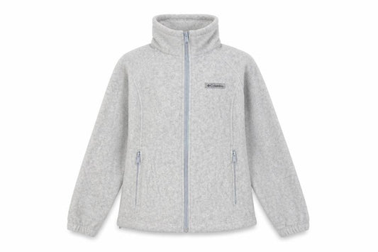 Columbia Women's Grey Fleece Full Zip Jacket Size M