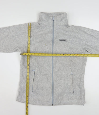 Columbia Women's Grey Fleece Full Zip Jacket Size M