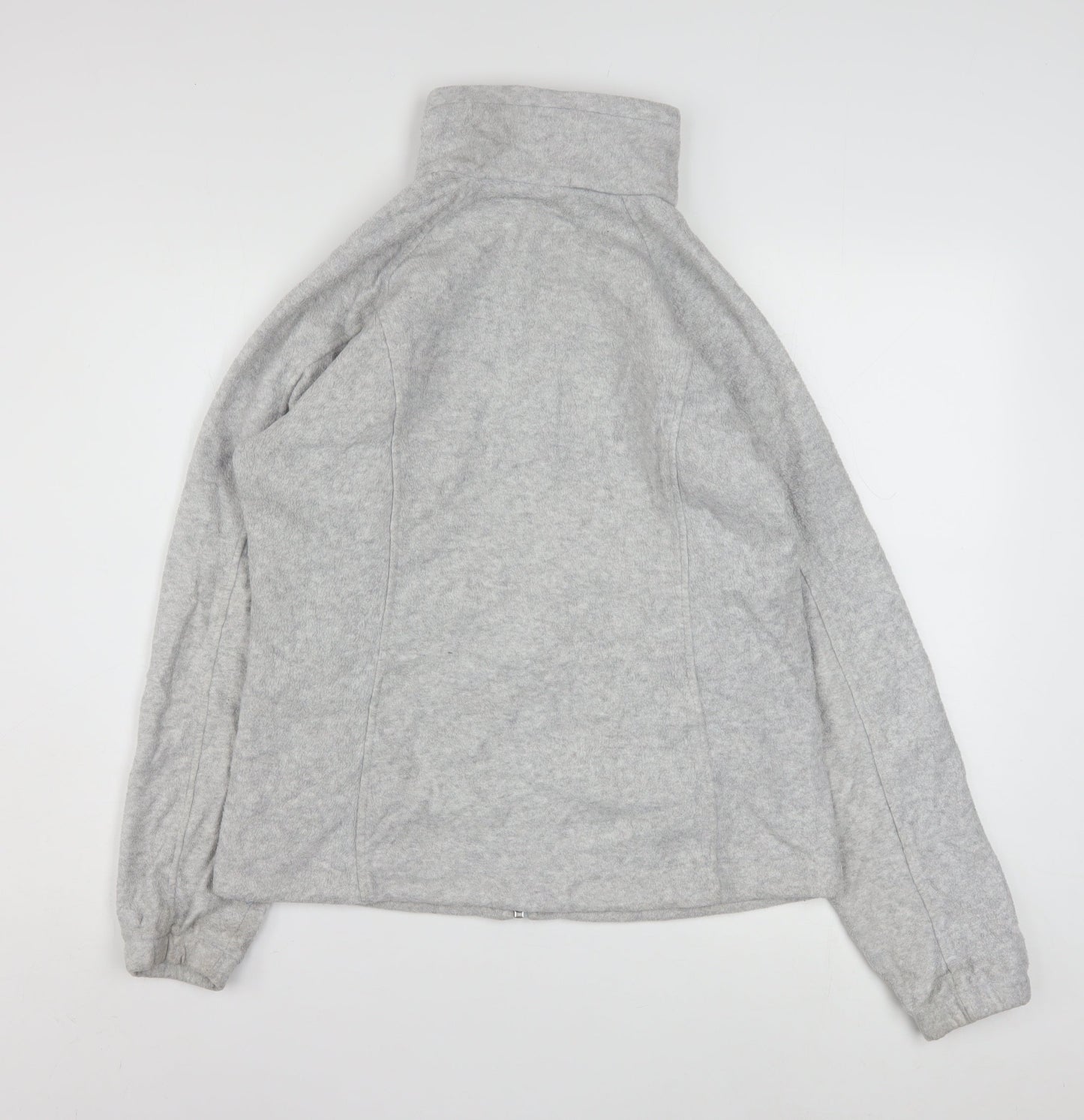Columbia Women's Grey Fleece Full Zip Jacket Size M