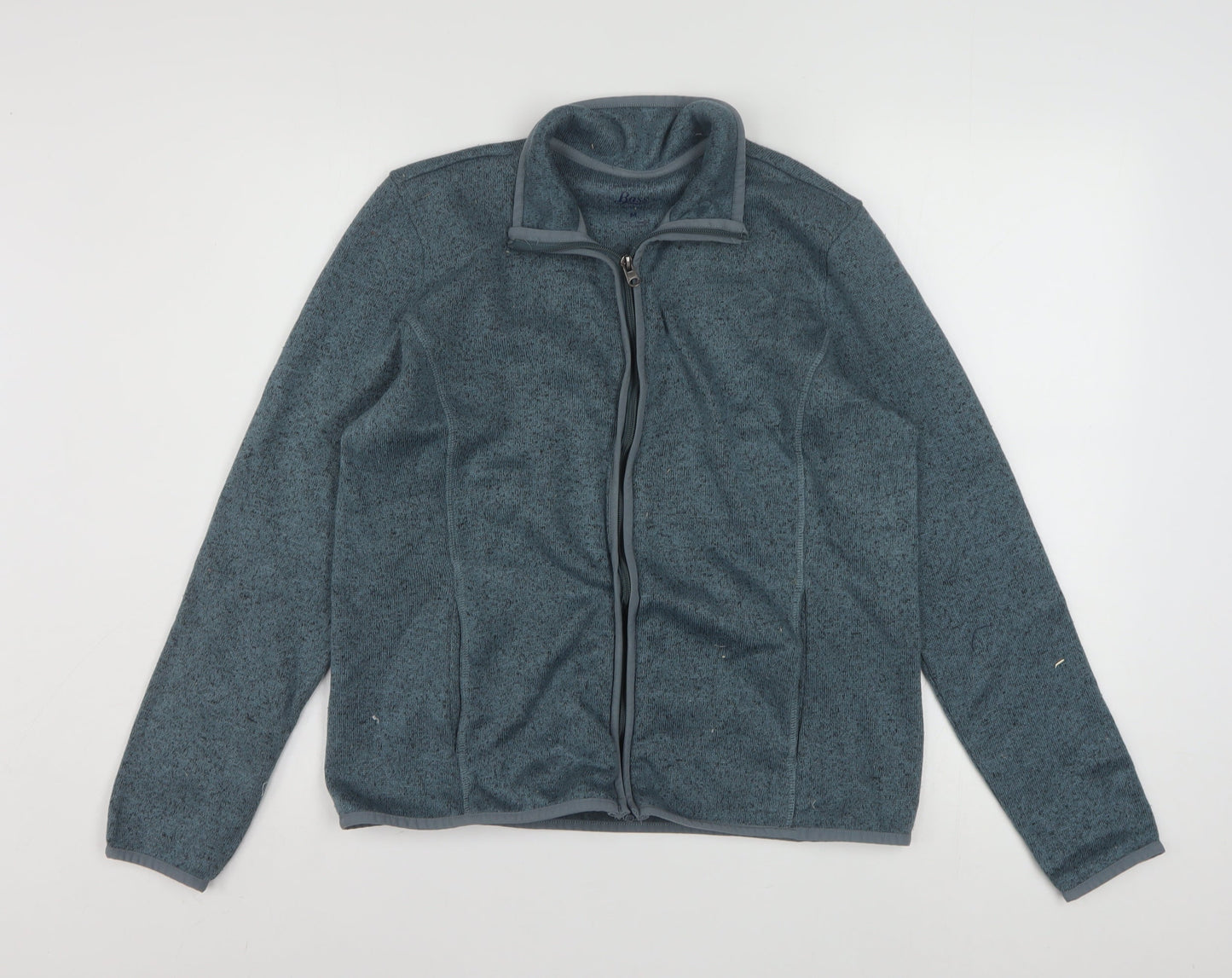 G.H. Bass & Co Women’s Blue Full Zip Fleece Jacket Size M