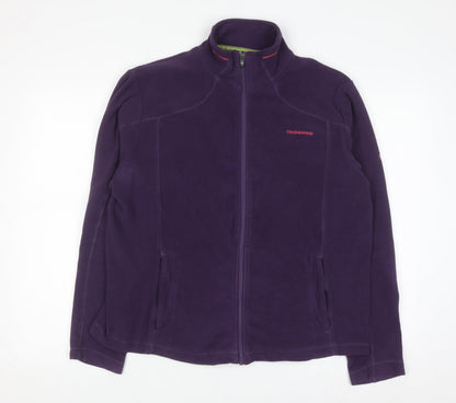 Craghoppers Womens Purple Full Zip Fleece Jacket UK 18