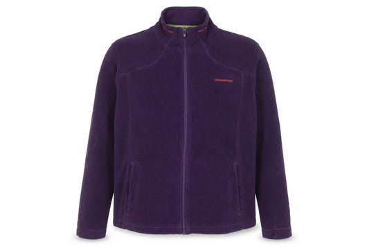 Craghoppers Womens Purple Full Zip Fleece Jacket UK 18