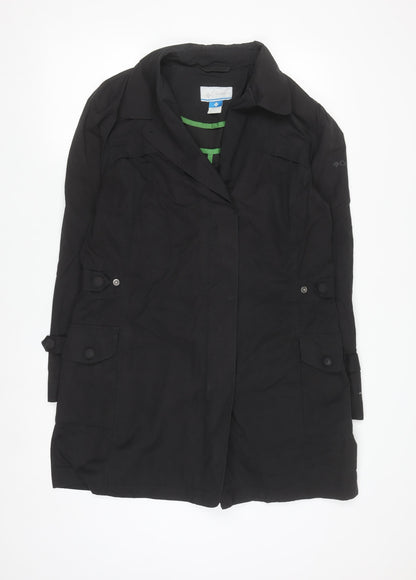 Columbia Men's Black L Water Resistant Coat Lightweight Outdoor Jacket