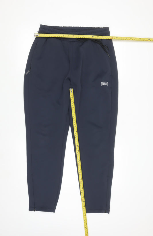 Everlast Men's Blue Jogger Trousers M Softshell Stretch Activewear