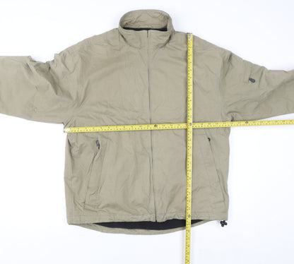 Next Men's Beige Small Full Zip Windproof Jacket