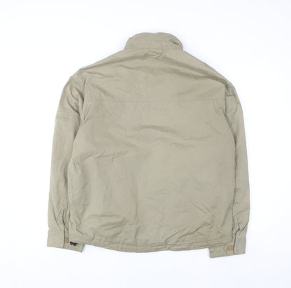 Next Men's Beige Small Full Zip Windproof Jacket