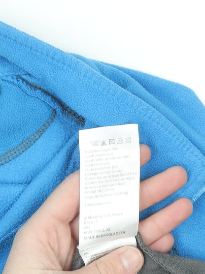 Mountain Warehouse Boys Blue Fleece 1/2 Zip Sweatshirt - 13 Years