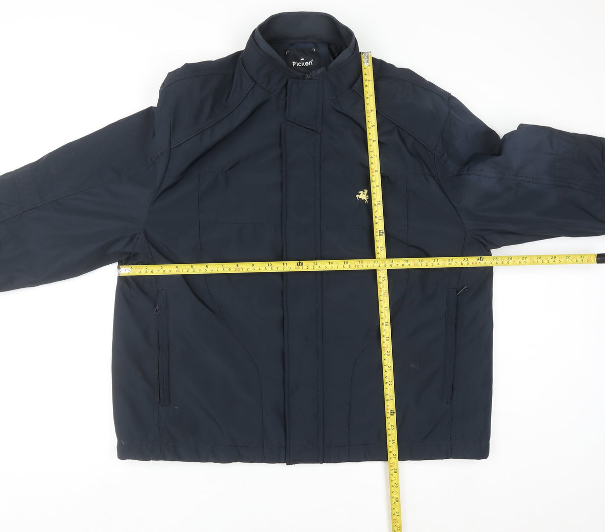 Picken Men's Blue 4XL Lined Full Zip Basic Jacket