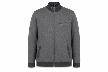 Ted Baker Men's Grey Full Zip Jumper Size XL Cotton Blend