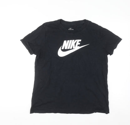 Nike Men's Black Large Graphic Logo Sports T-Shirt