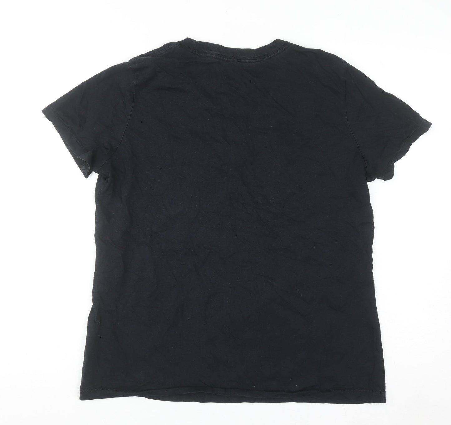 Nike Men's Black Large Graphic Logo Sports T-Shirt