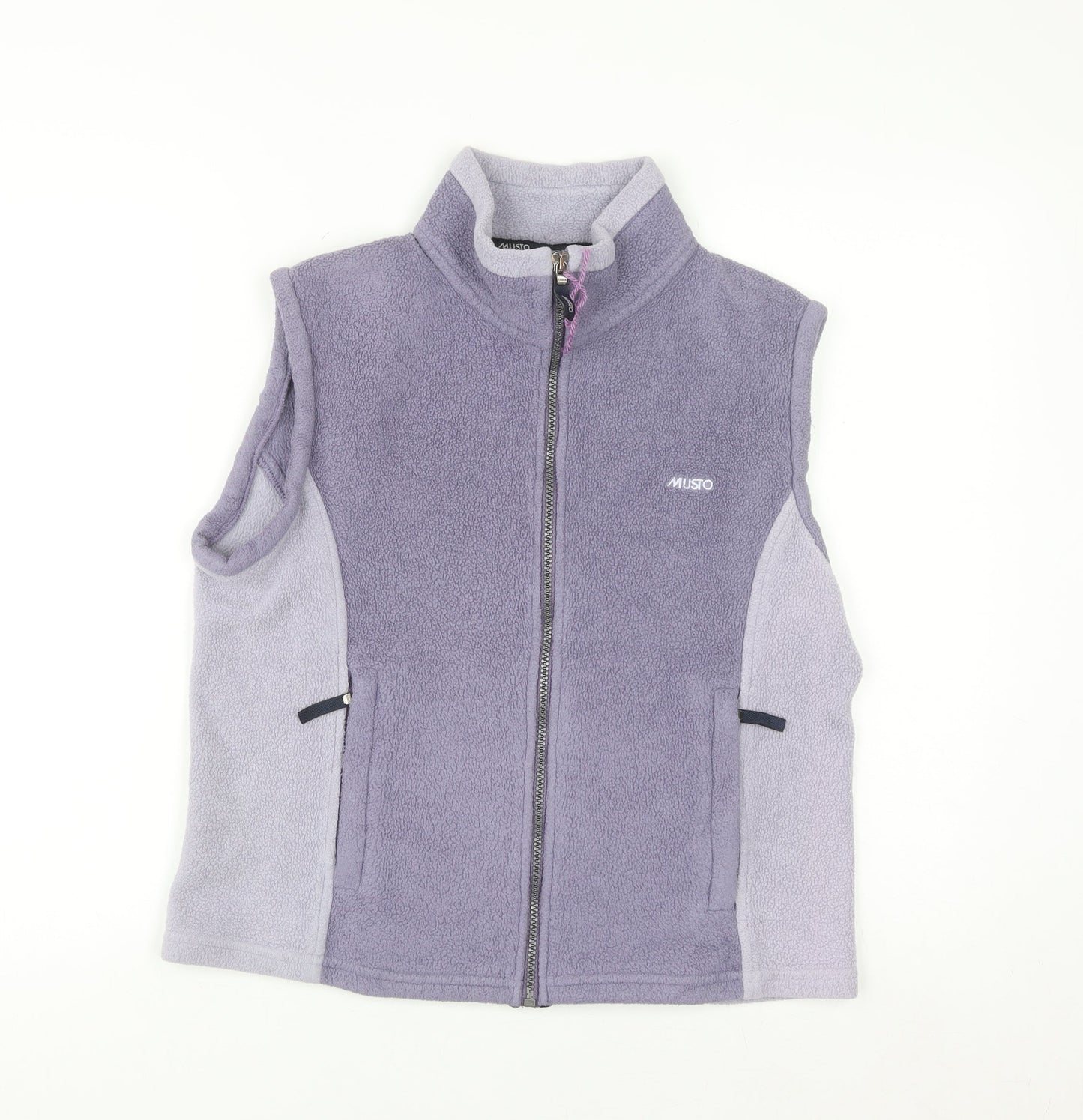 Musto Women's Purple Fleece Waistcoat Size 12 Bodywarmer