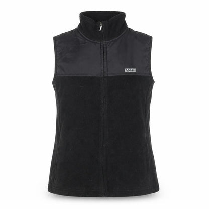 Maine New England Women's Black Fleece Zip Waistcoat Size 10