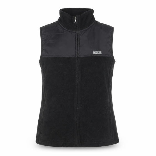 Maine New England Women's Black Fleece Zip Waistcoat Size 10