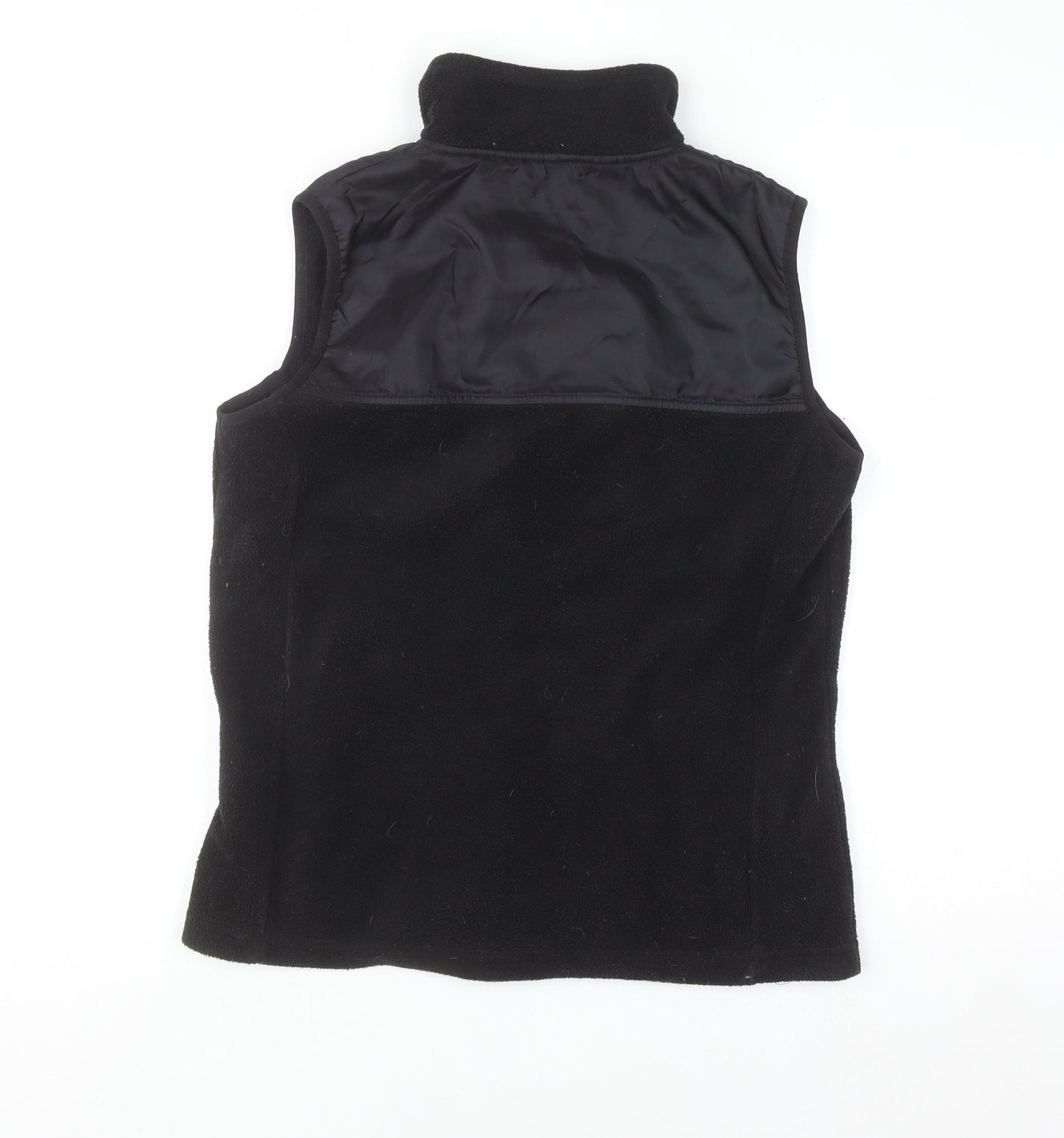 Maine New England Women's Black Fleece Zip Waistcoat Size 10
