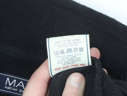 Maine New England Women's Black Fleece Zip Waistcoat Size 10