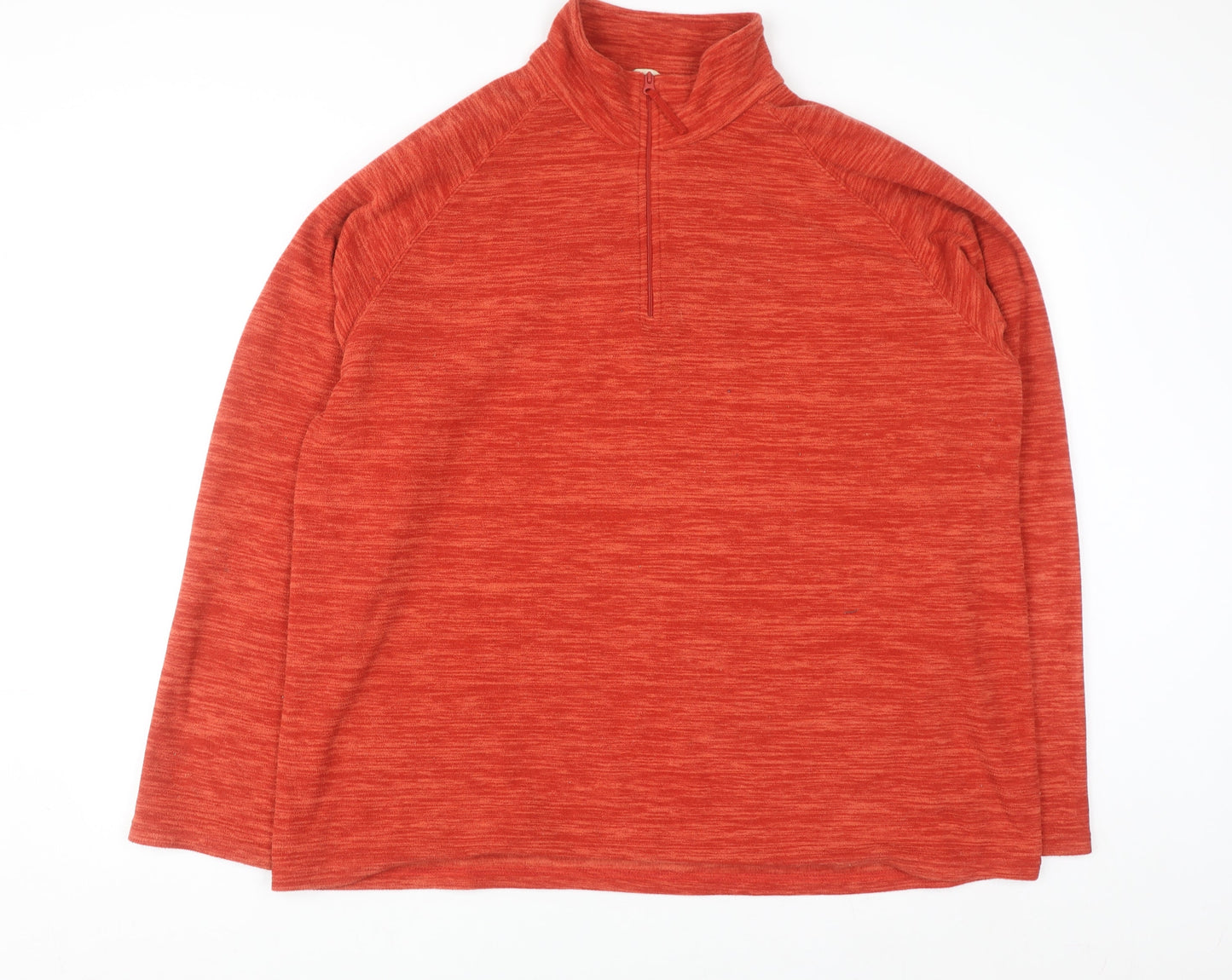 Mountain Warehouse Men's Red XL Half Zip Fleece Sweatshirt