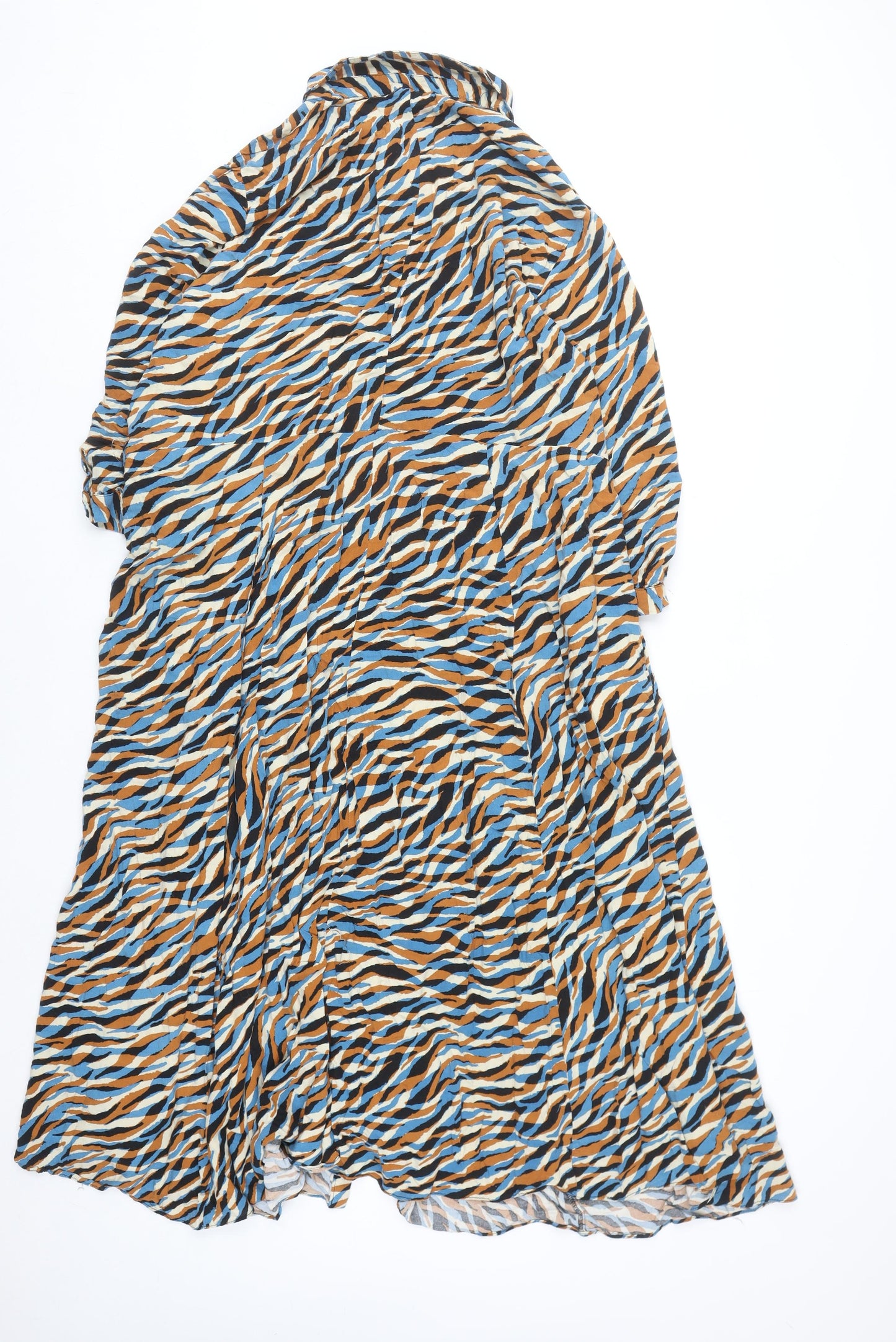 Myleene Klass Women’s Multicoloured Animal Print Shirt Dress Size 22