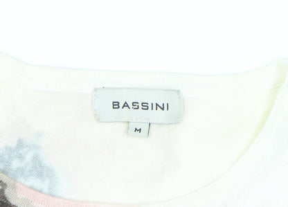 Bassini Women’s Multicoloured Floral Rhinestone Pullover Jumper M