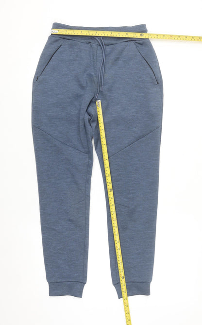 Dunnes Stores Men's Blue Jogger Trousers XS Slim Fit Stretch Activewear