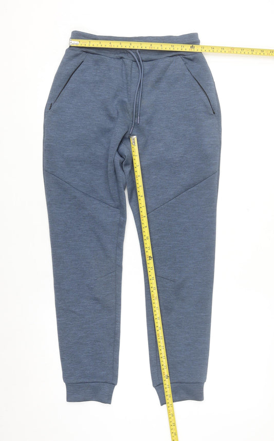 Dunnes Stores Men's Blue Jogger Trousers XS Slim Fit Stretch Activewear