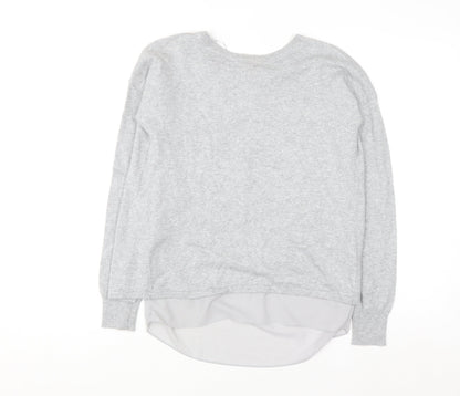 Marks and Spencer Autograph Women's Grey Cashmere Blend Pullover Jumper Size 6