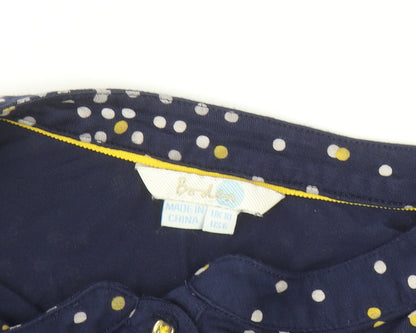Boden Women’s Blue Polka Dot Long Sleeve Tunic Blouse UK 10