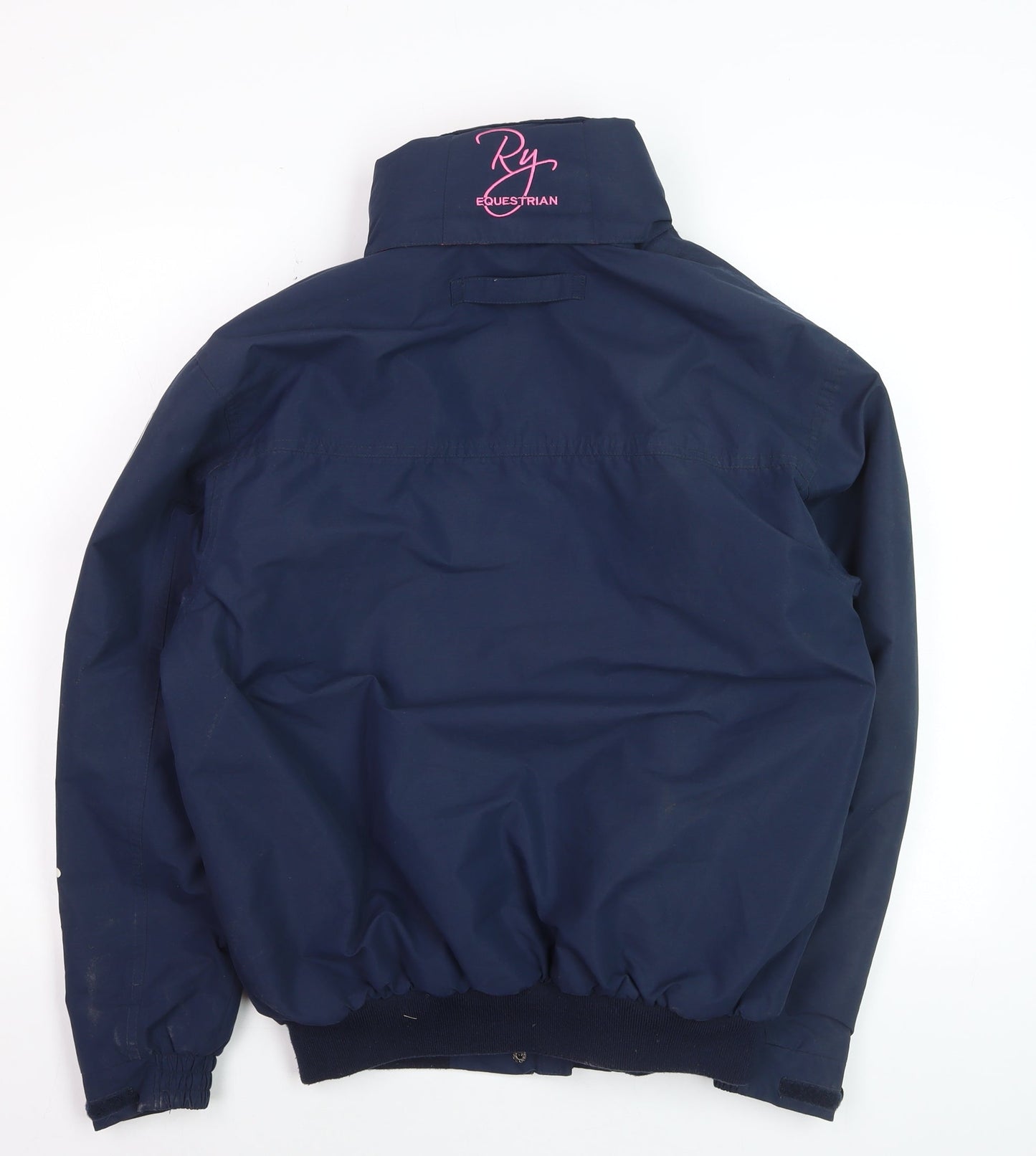 Rydale Womens Blue Ripon Equestrian Bomber Jacket Size M