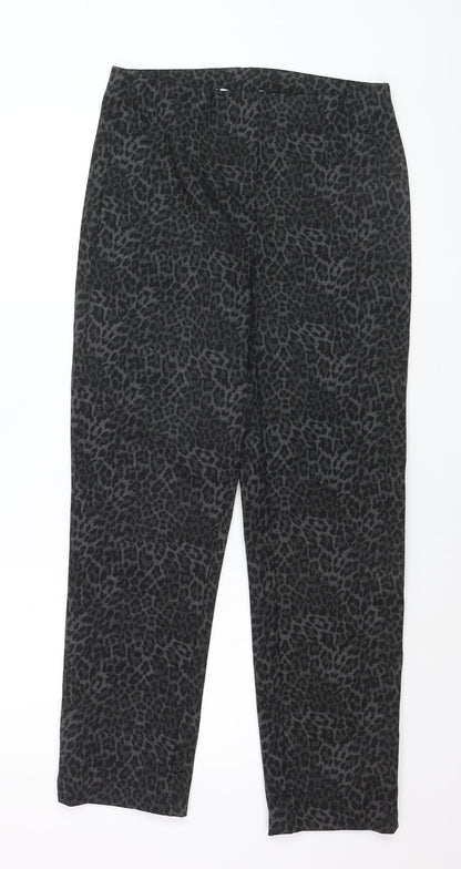 Gerard Women’s Black Animal Print Stretch Leggings Size 12