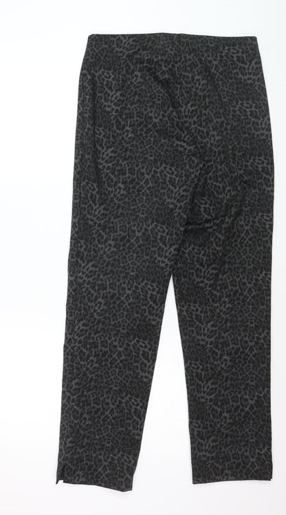 Gerard Women’s Black Animal Print Stretch Leggings Size 12