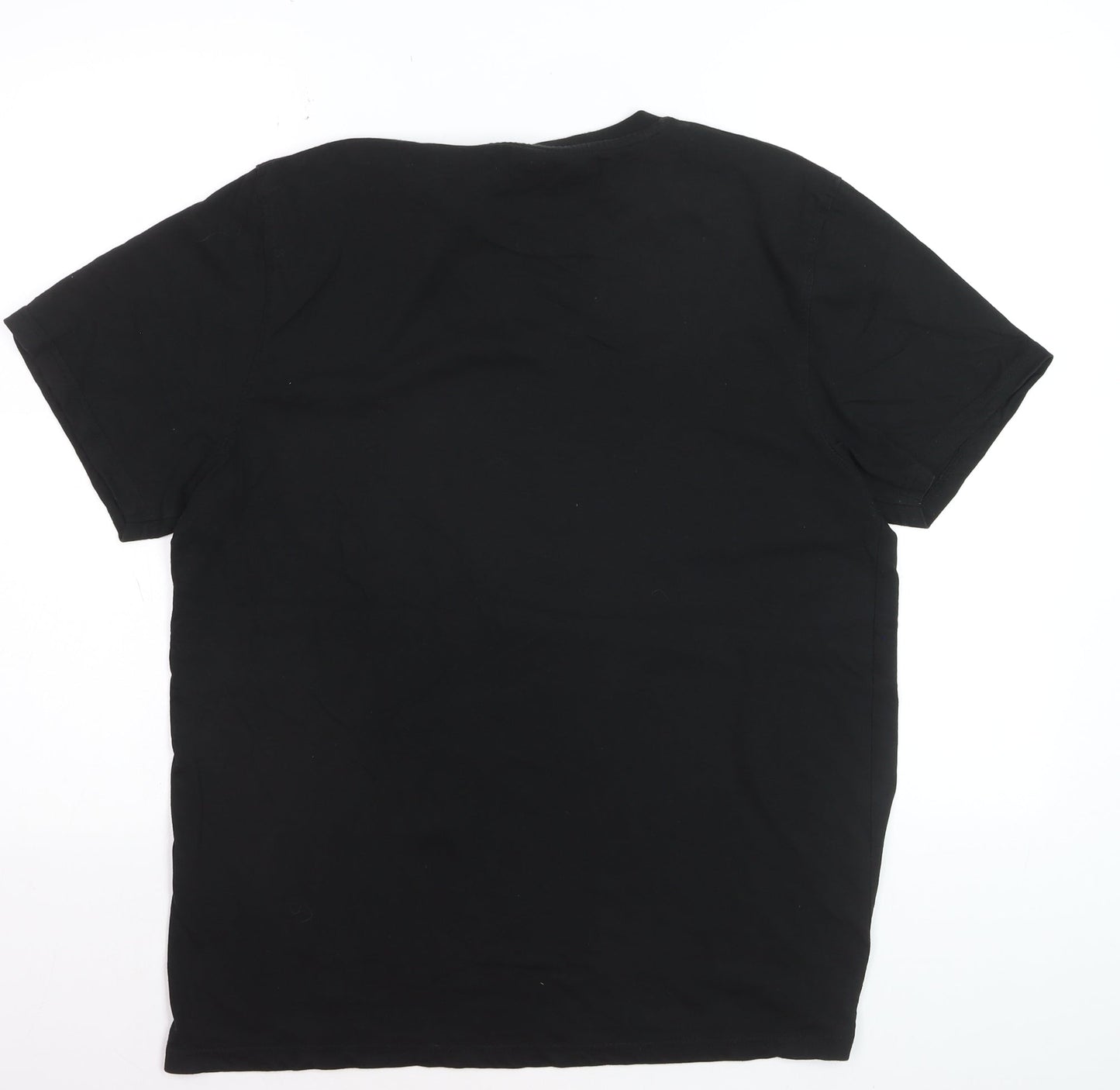 Mountain Warehouse Men’s Black Outdoor Graphic Crew Neck T-Shirt M