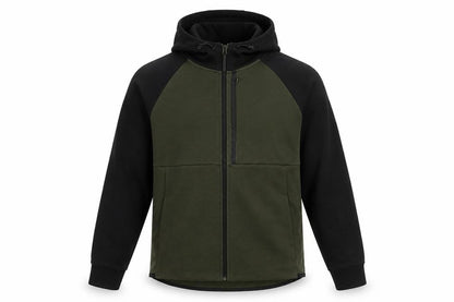 H&M Men's Green Hooded Full Zip Sport Jacket Size M