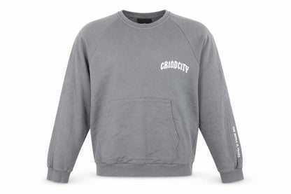 GrindCity Men's Grey XS Crew Neck Pullover Sweatshirt
