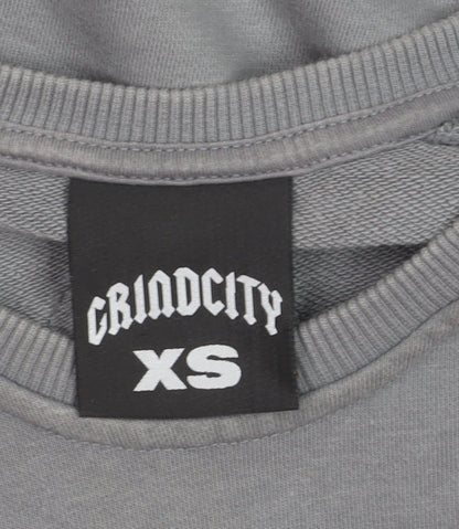 GrindCity Men's Grey XS Crew Neck Pullover Sweatshirt